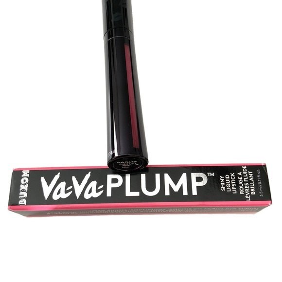 Buxom Va-Va-Plump Push Up Pink Shiny Liquid Lipstick - Picture 3 of 8